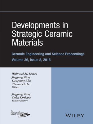 cover image of Developments in Strategic Ceramic Materials